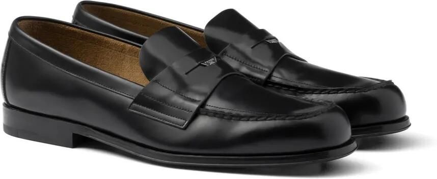 Prada Sneakers van geborsteld leer Zwart - Foto 5