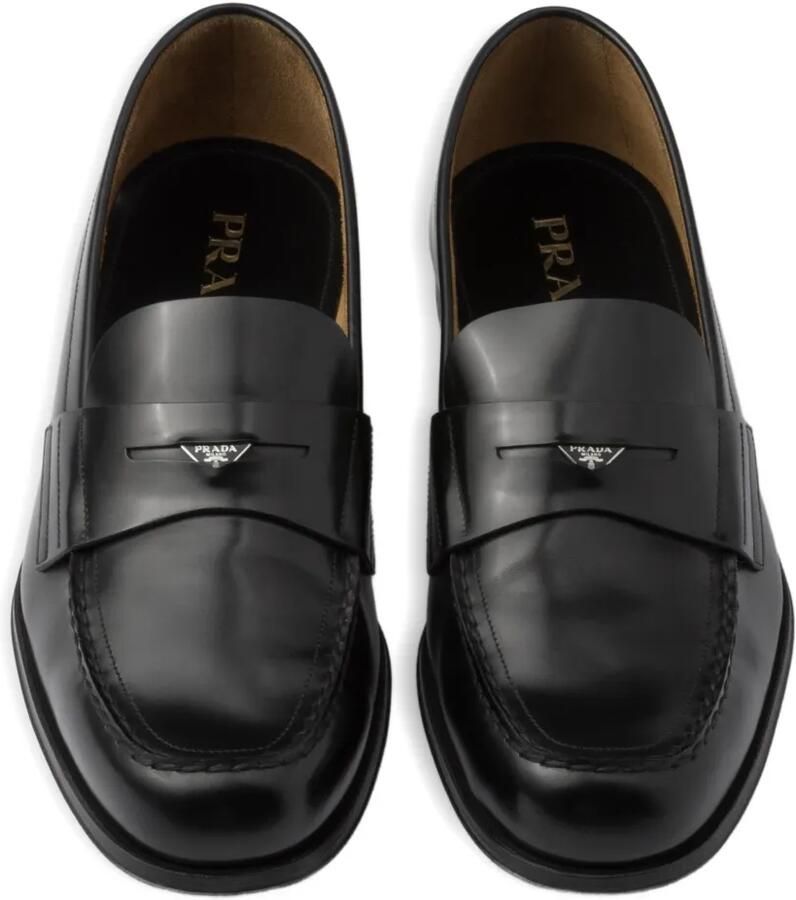 Prada Sneakers van geborsteld leer Zwart - Foto 2