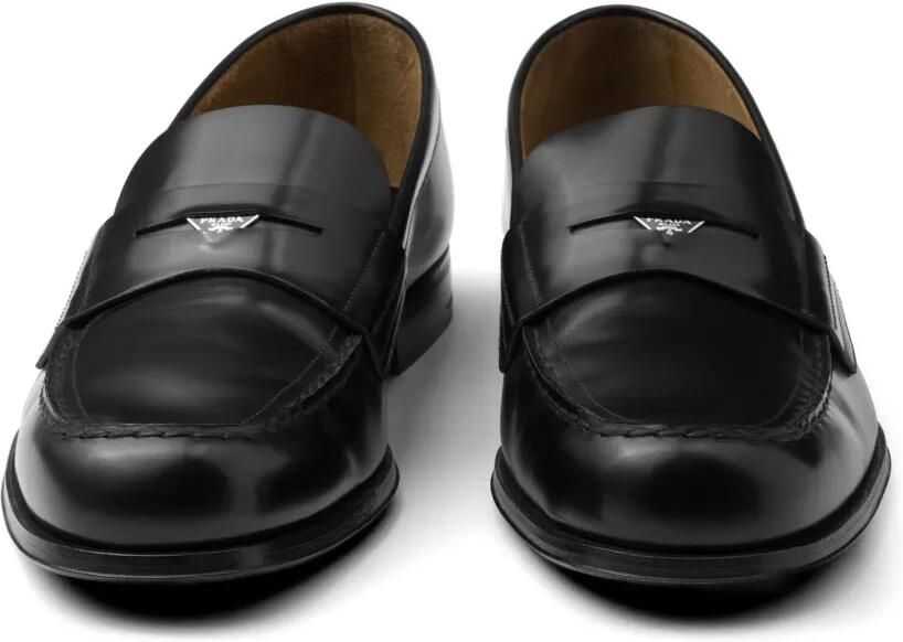 Prada Sneakers van geborsteld leer Zwart - Foto 4