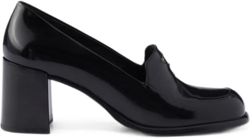 Prada Sneakers van geborsteld leer Zwart