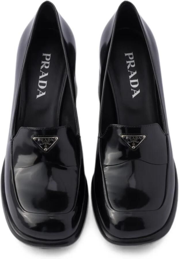 Prada Sneakers van geborsteld leer Zwart - Foto 3