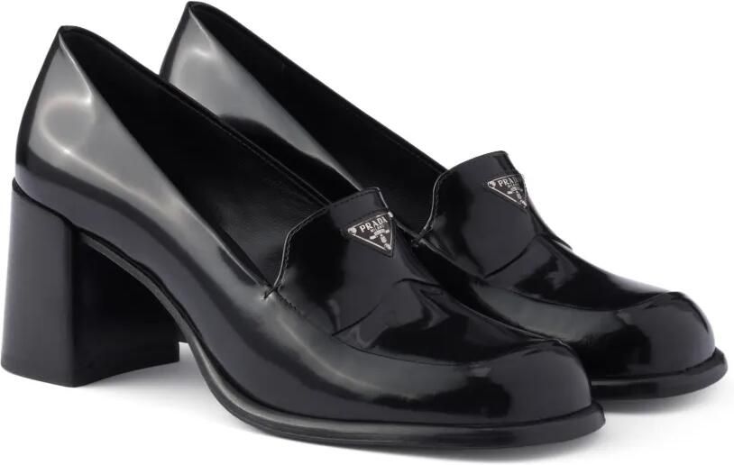 Prada Sneakers van geborsteld leer Zwart - Foto 4