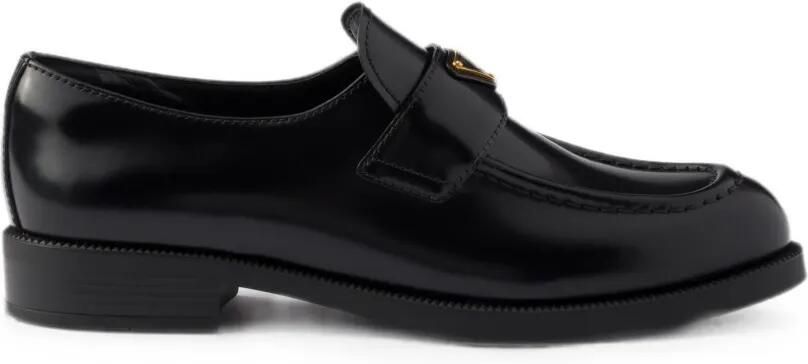 Prada Sneakers van geborsteld leer Zwart
