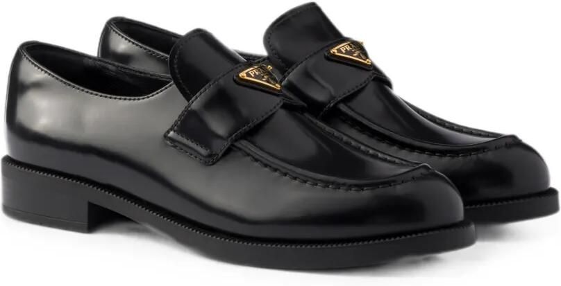 Prada Sneakers van geborsteld leer Zwart - Foto 4
