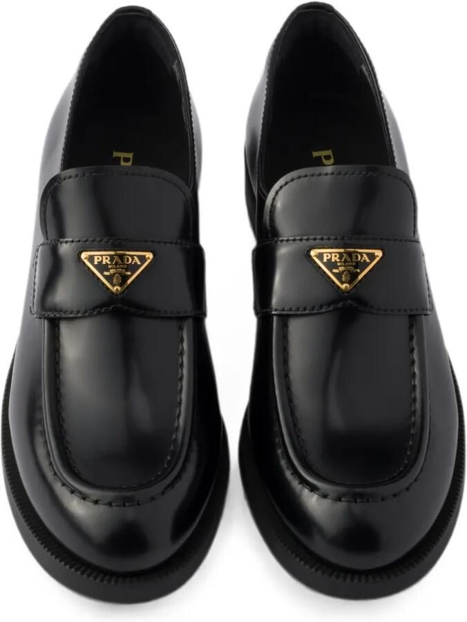 Prada Sneakers van geborsteld leer Zwart - Foto 3