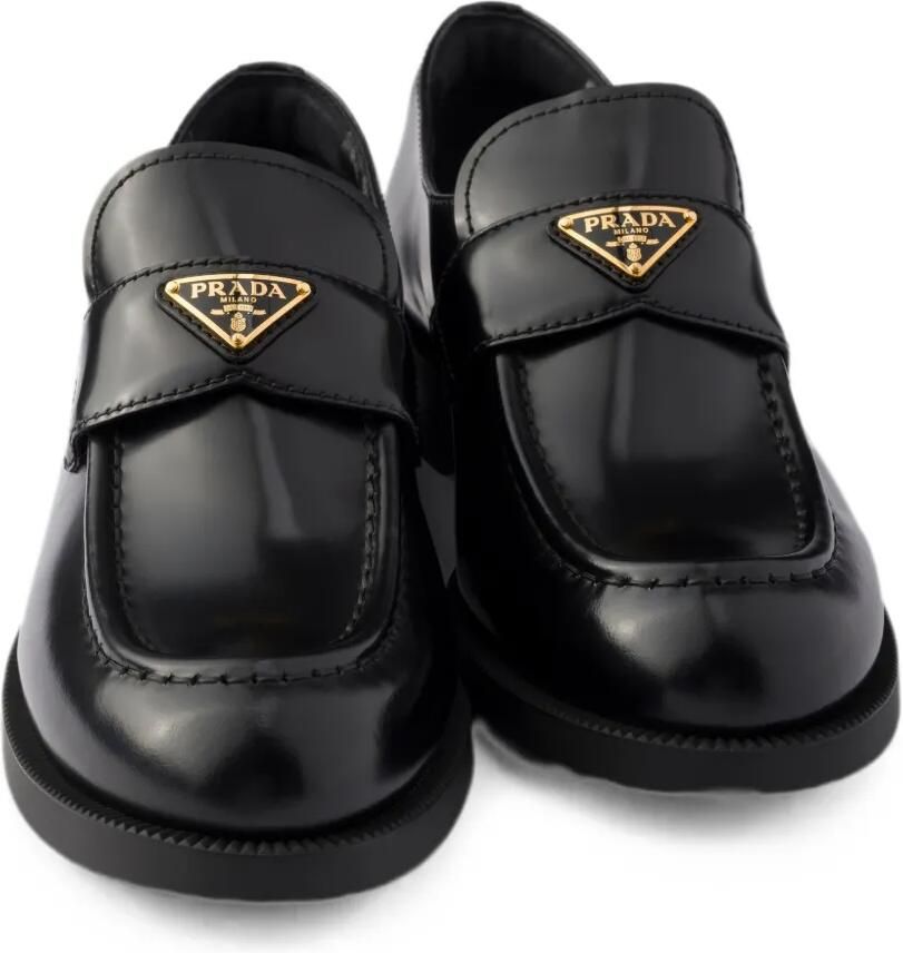 Prada Sneakers van geborsteld leer Zwart - Foto 2