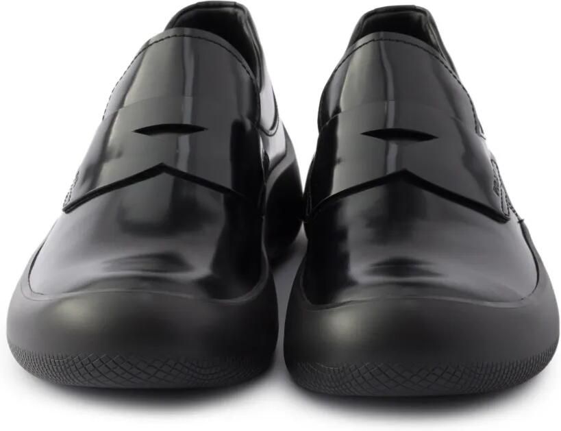 Prada Sneakers van geborsteld leer Zwart - Foto 3