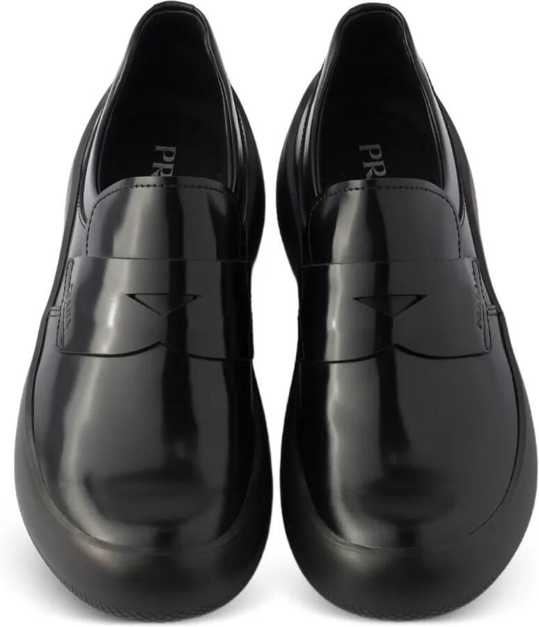 Prada Sneakers van geborsteld leer Zwart - Foto 2