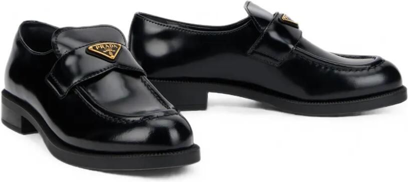Prada Sneakers van geborsteld leer Zwart - Foto 3