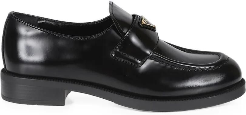 Prada Sneakers van geborsteld leer Zwart