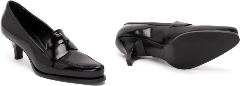 Prada Sneakers van geborsteld leer Zwart - Foto 4