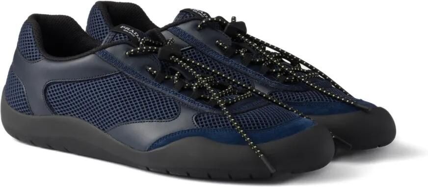 Prada Speedrock geometrische sneakers Blauw - Foto 4