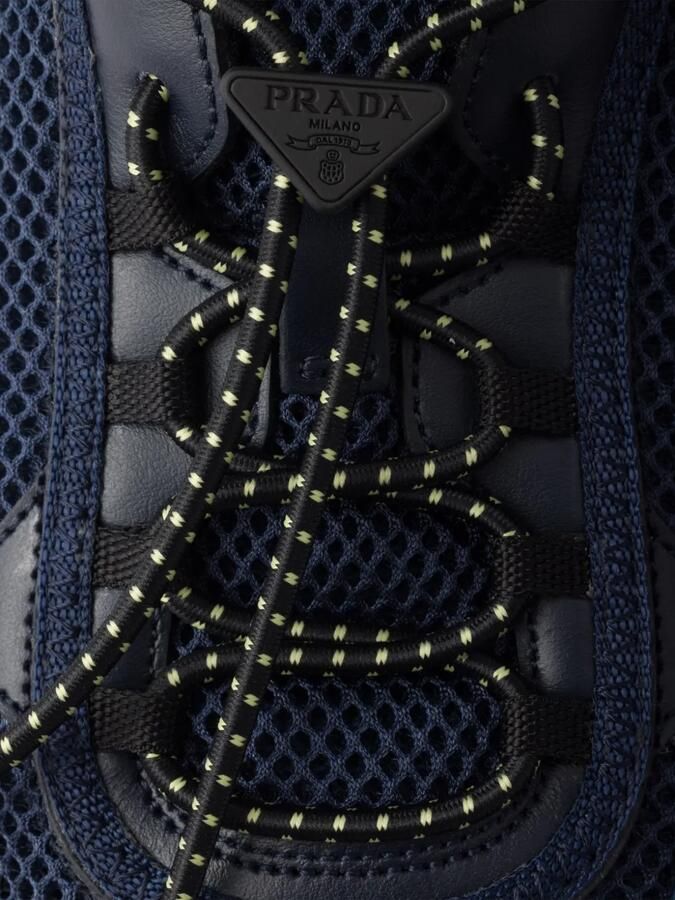 Prada Speedrock geometrische sneakers Blauw - Foto 3