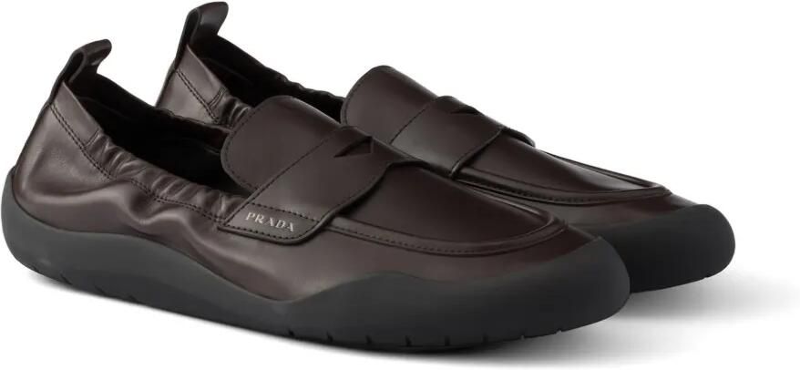 Prada Speedrock leren loafers Bruin - Foto 5