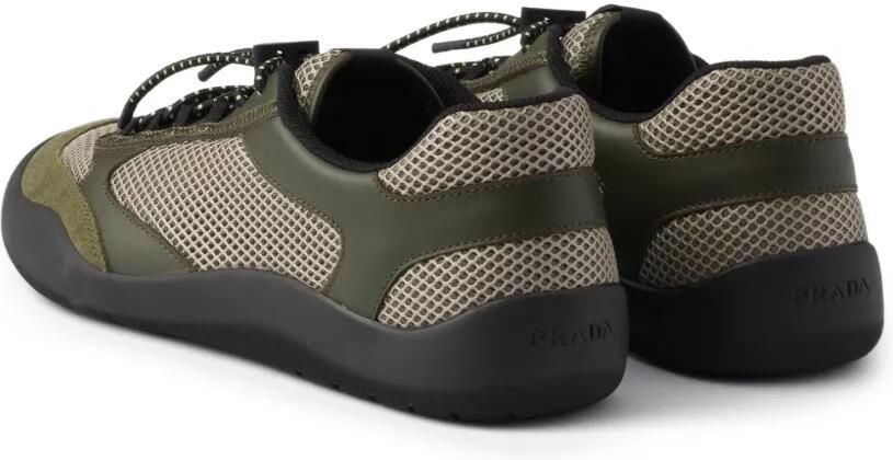 Prada Speedrock mesh sneakers Groen - Foto 5