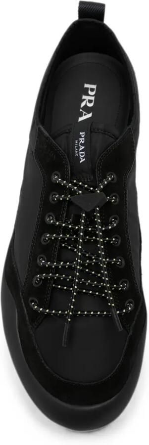 Prada Speedrock Re-Nylon en suède sneakers Zwart - Foto 4