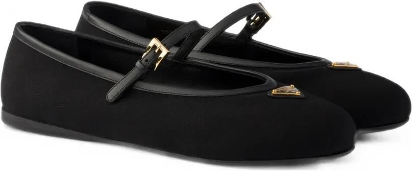 Prada Stoffen ballerina's Zwart - Foto 5