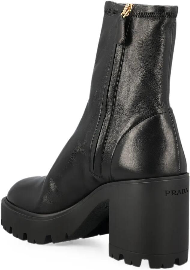 Prada Stretch nappaleren laarzen Zwart - Foto 3