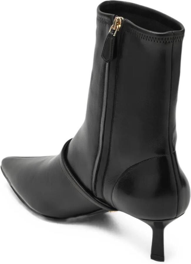 Prada Stretch nappaleren laarzen Zwart - Foto 3