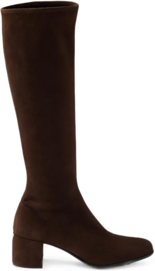 Prada Stretch suède laarzen Bruin
