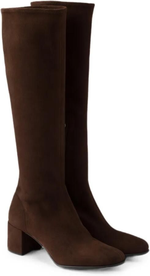 Prada Stretch suède laarzen Bruin - Foto 3