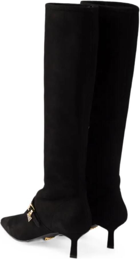 Prada Stretch suède laarzen Zwart - Foto 4