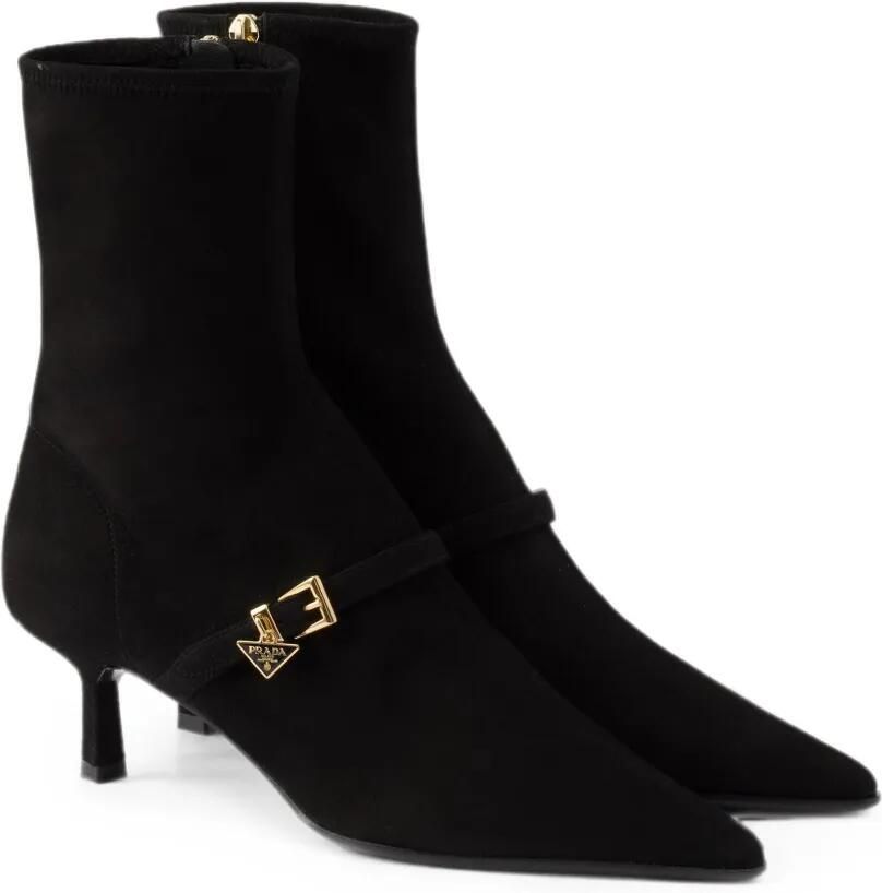 Prada Stretch suède laarzen Zwart - Foto 3