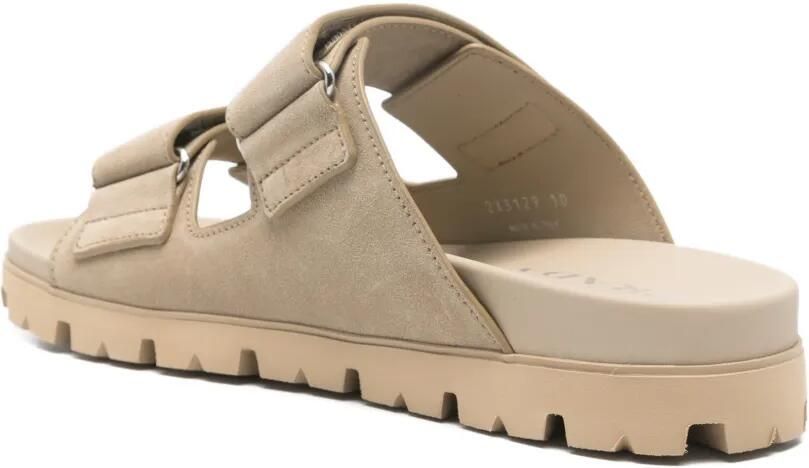 Prada Suède andalen met band Beige - Foto 2