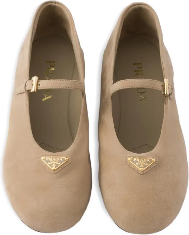 Prada Suède ballerina's Beige - Foto 2