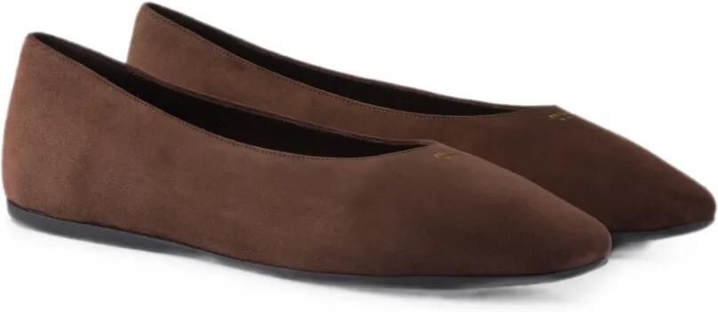 Prada Suède ballerina's Bruin - Foto 4
