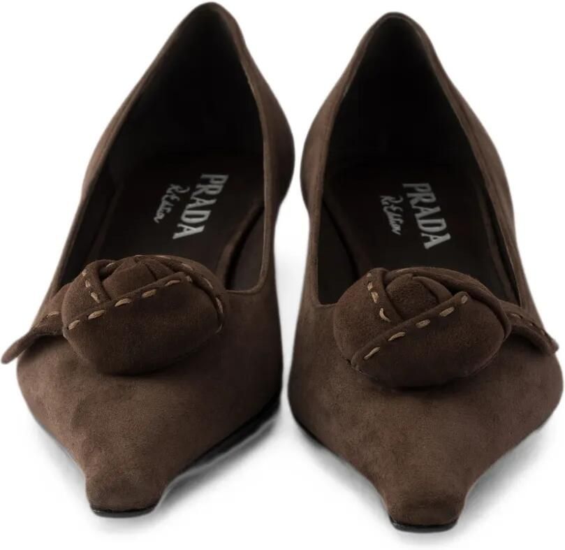 Prada Suède ballerina's Bruin - Foto 2