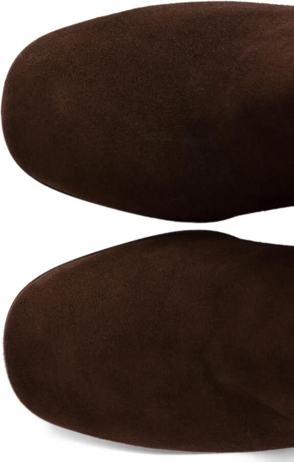 Prada suede booties Bruin - Foto 4