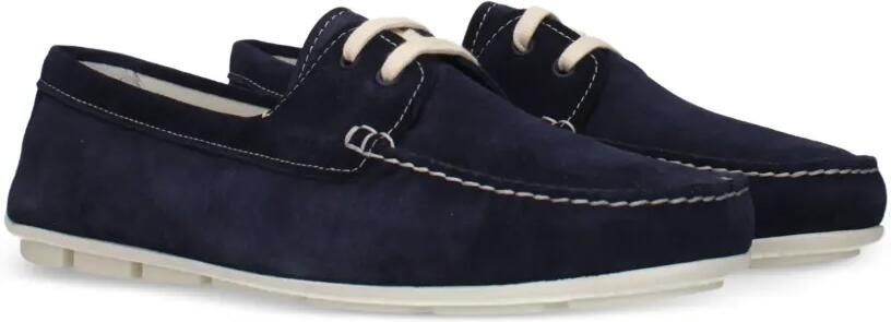 Prada Suède bootschoenen Blauw - Foto 4