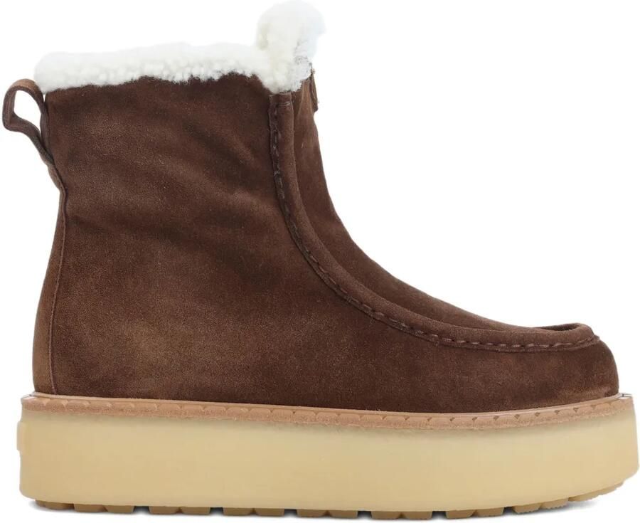 Prada Suède enkellaarzen Bruin