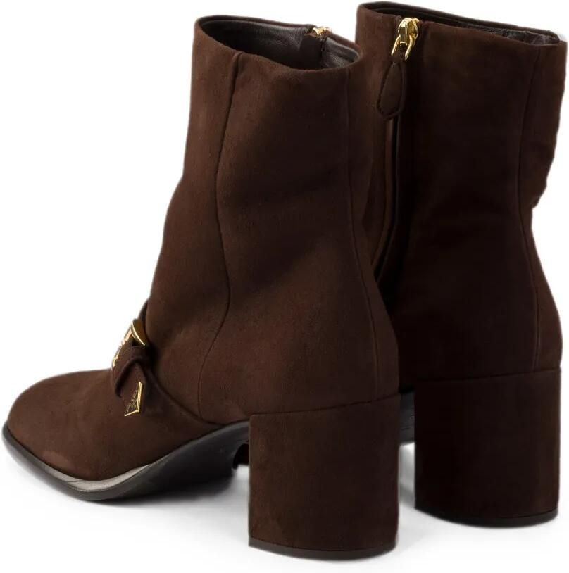 Prada Suède enkellaarzen Bruin - Foto 2