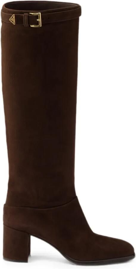 Prada Suède laarzen Bruin
