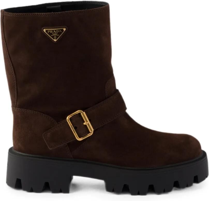 Prada Suède laarzen Bruin