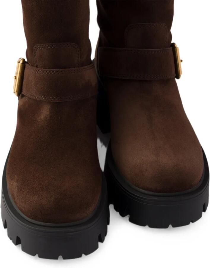 Prada Suède laarzen Bruin - Foto 4