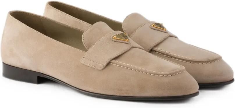 Prada Suède loafers Beige