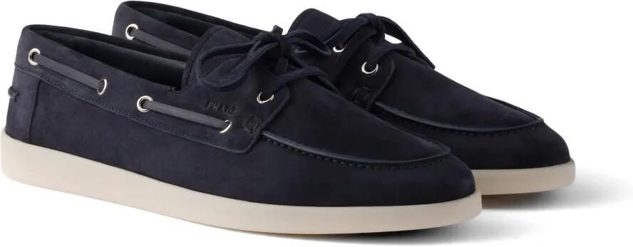 Prada Suède loafers Blauw - Foto 5
