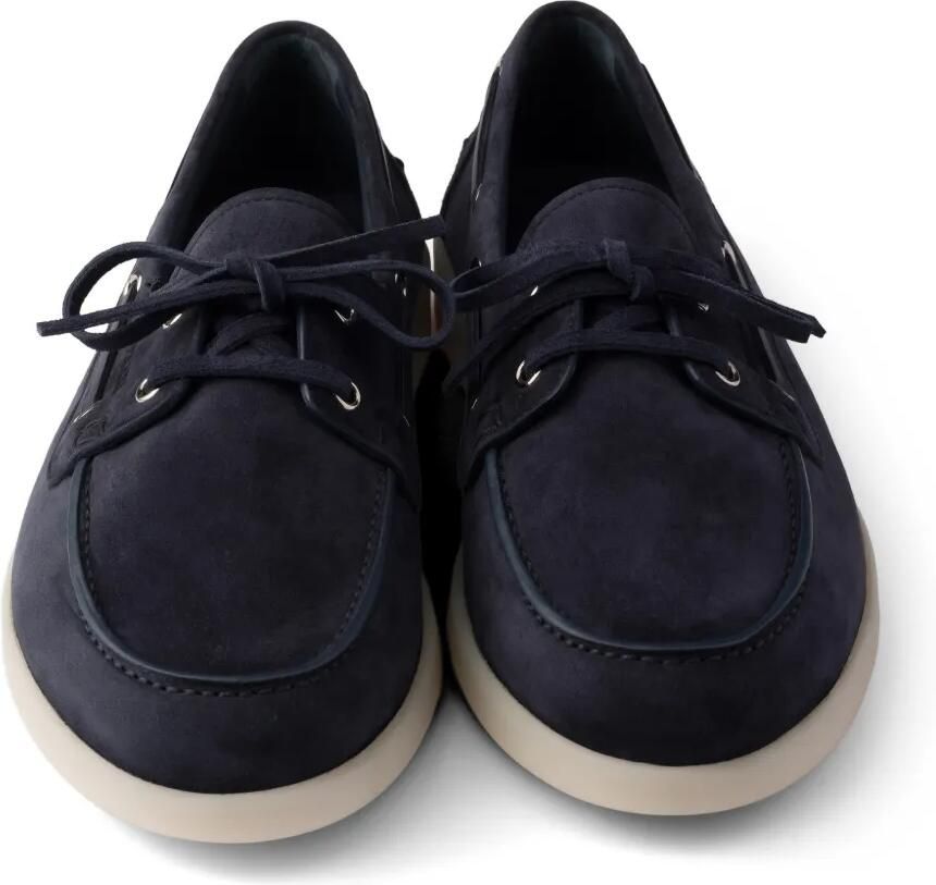 Prada Suède loafers Blauw - Foto 2