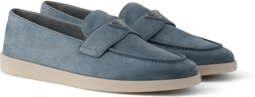 Prada Suède loafers Blauw - Foto 5