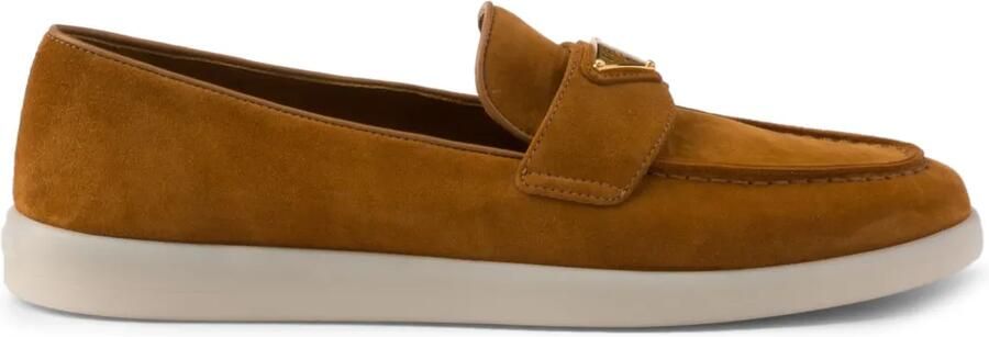 Prada Suède loafers Bruin