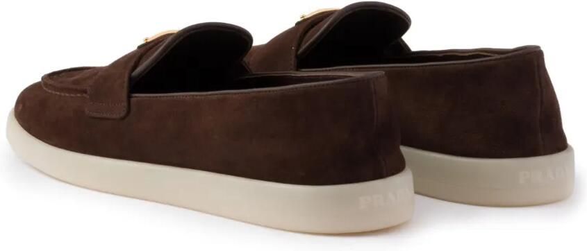 Prada Suède loafers Bruin - Foto 3