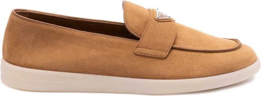 Prada Suède loafers Bruin