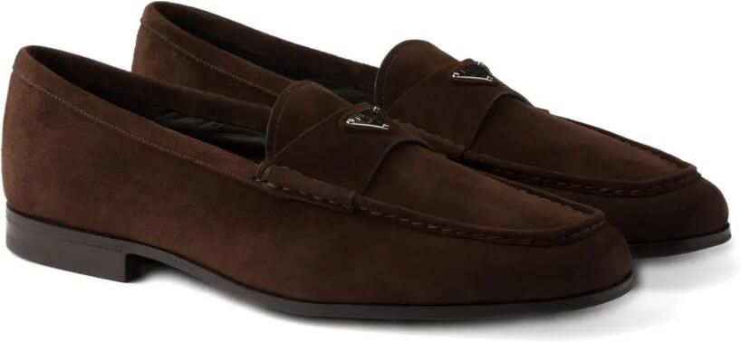 Prada Suède loafers Bruin - Foto 5