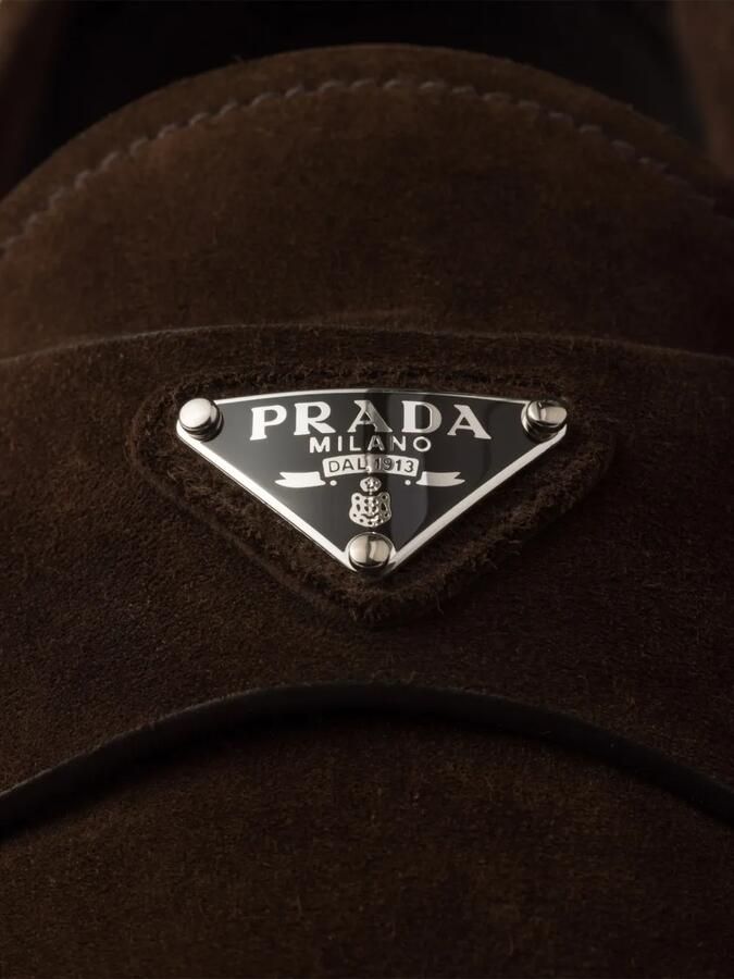 Prada Suède loafers Bruin - Foto 3
