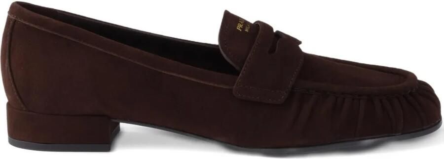 Prada Suède loafers Bruin