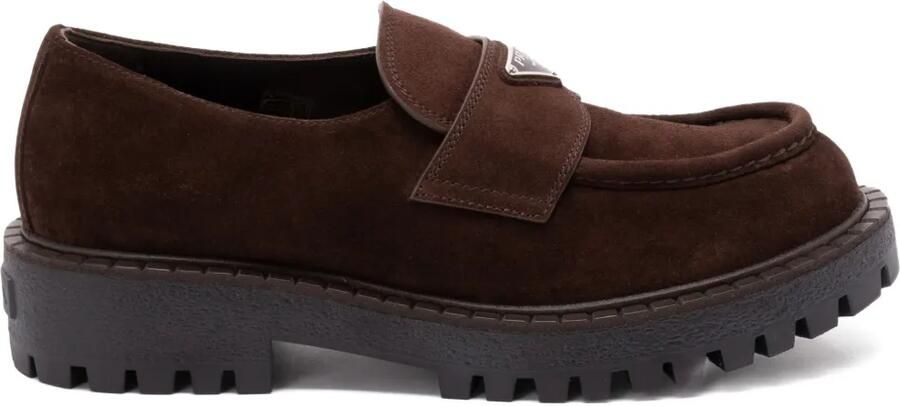 Prada Suède loafers Bruin