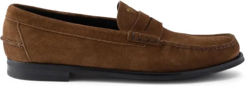 Prada Suède loafers Bruin